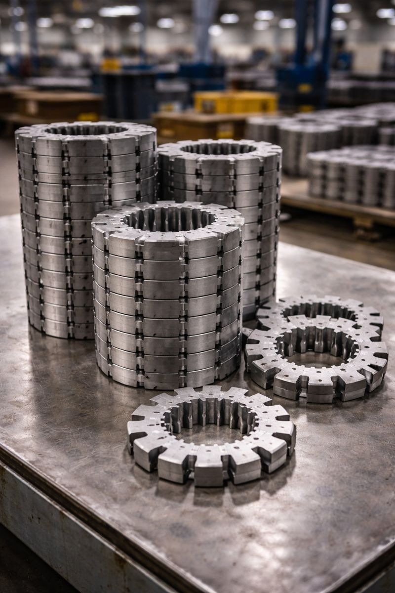 Stator Interlocking Process